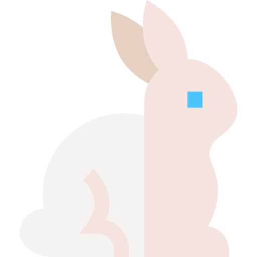 Кролик Basic Straight Flat иконка