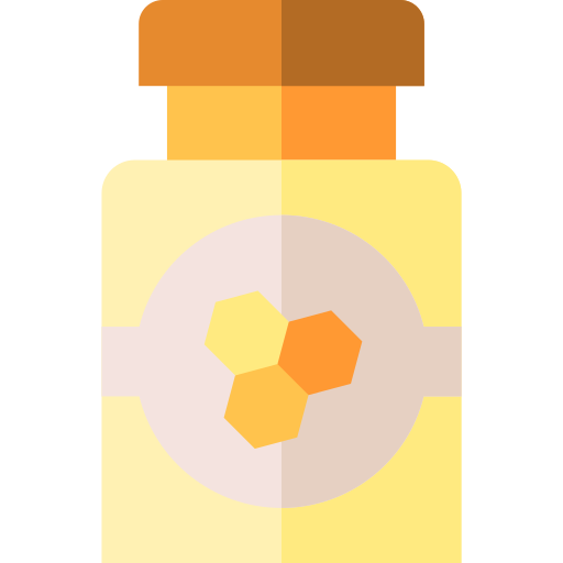 Honey jar Basic Straight Flat icon