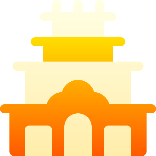 храм Basic Gradient Gradient иконка