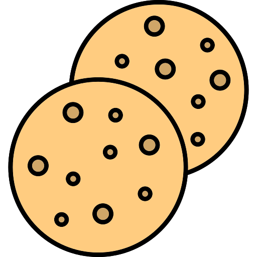 płaski chleb Generic Thin Outline Color ikona