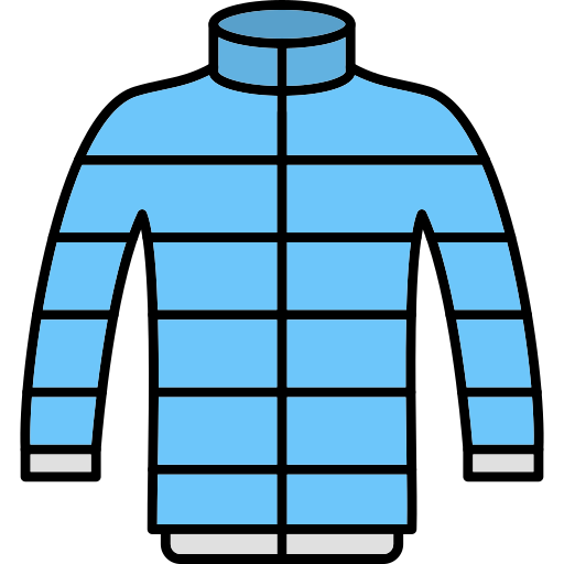 chaqueta Generic Thin Outline Color icono