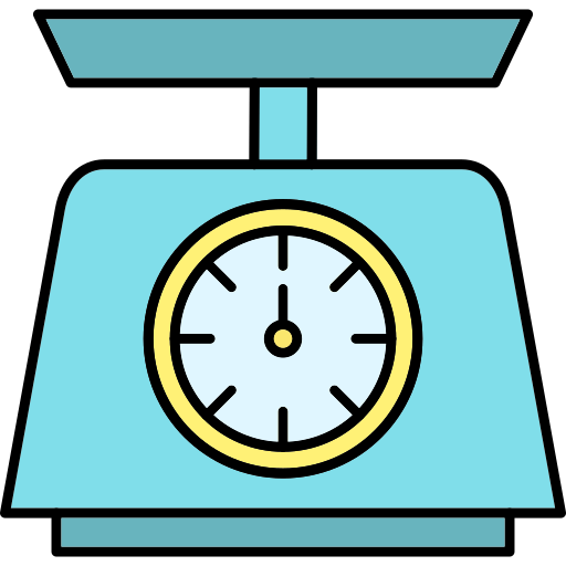 Weight scale Generic Thin Outline Color icon