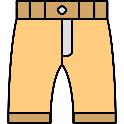 shorts Generic Thin Outline Color Icône