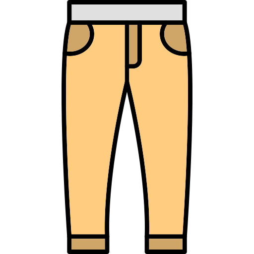 pantalones Generic Thin Outline Color icono