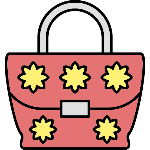 Purse Generic Thin Outline Color icon