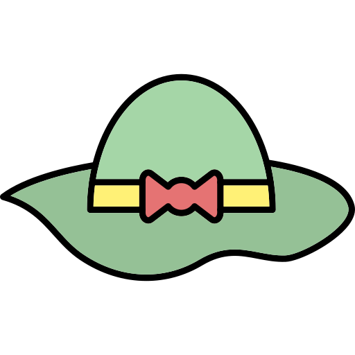 Hat Generic Thin Outline Color icon