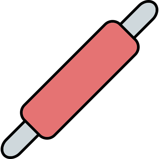 국수 방망이 Generic Thin Outline Color icon