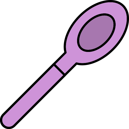 Spoon Generic Thin Outline Color icon