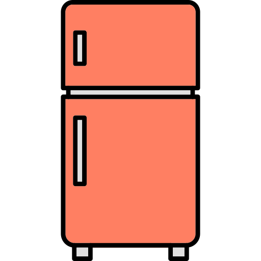 kühlschrank Generic Thin Outline Color icon