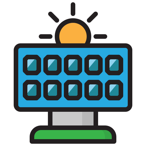 Solar energy Generic Outline Color icon