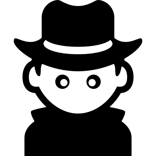 Man with hat  icon