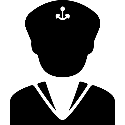 Person working with a hat  icon