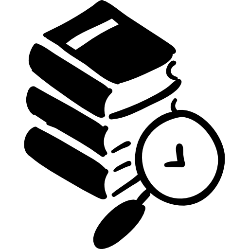 bücher handgezeichneter stapel  icon