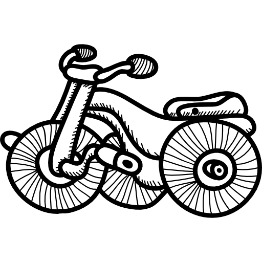 Tricycle Others Hand drawn detailed icon