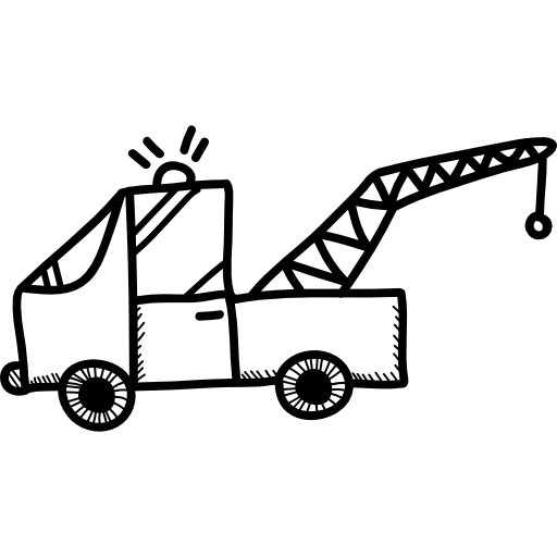 Crane transport Others Hand drawn detailed icon