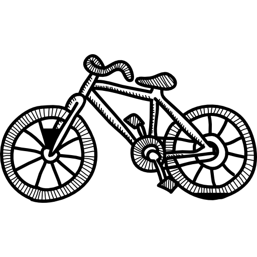 bicicleta Others Hand drawn detailed icono