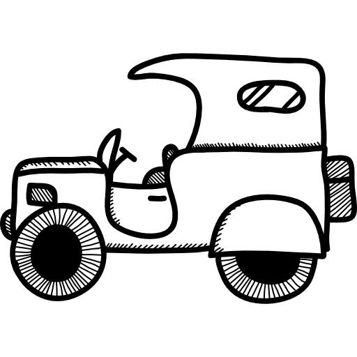 Vintage car model Others Hand drawn detailed icon