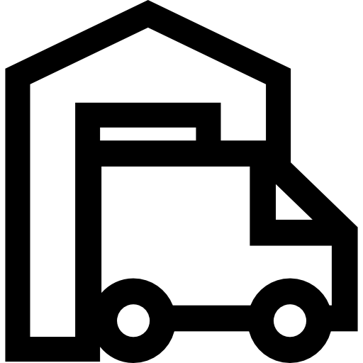 Commercial truck  icon