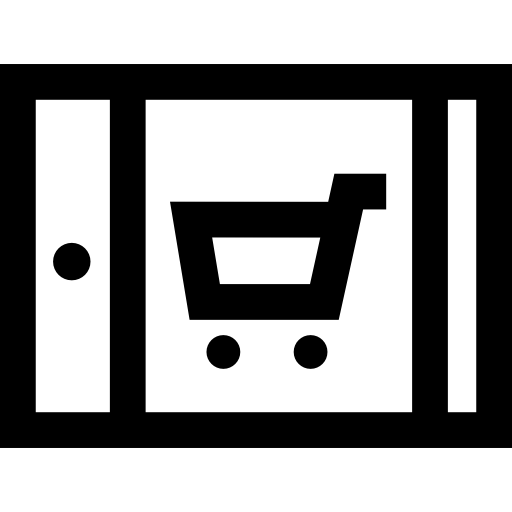Ecommerce by phone or tablet  icon