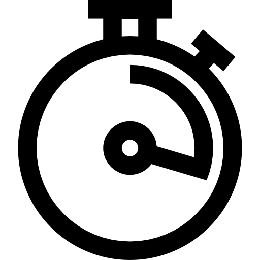 Timer or chronometer  icon