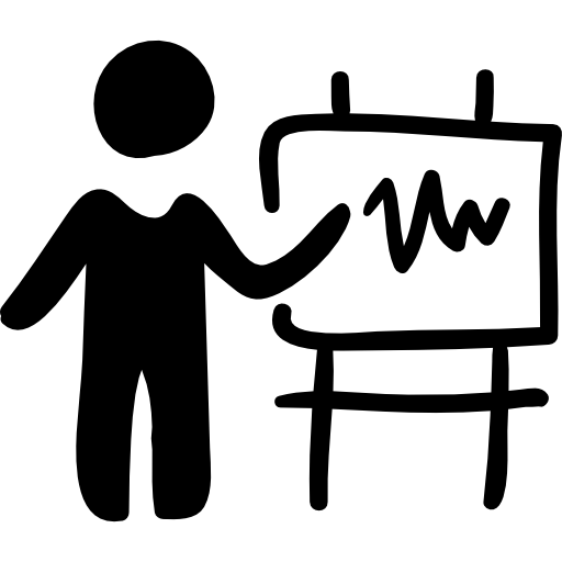 Professor teaching  icon