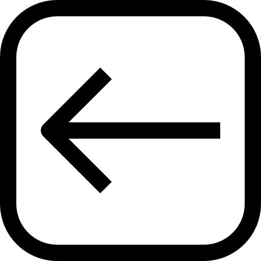 freccia sinistra Accurate Lineal icona