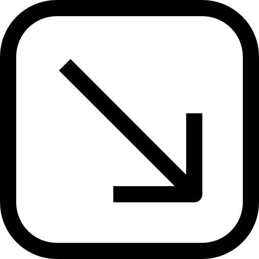 freccia diagonale Accurate Lineal icona