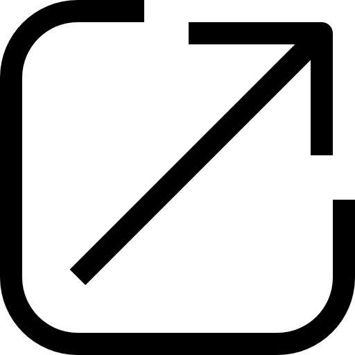 freccia diagonale Accurate Lineal icona