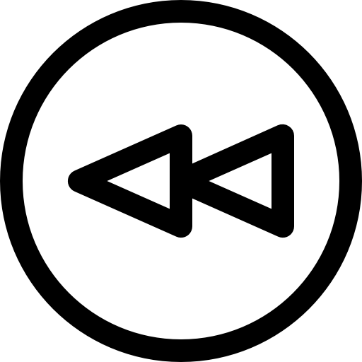 rebobinar Accurate Lineal icono