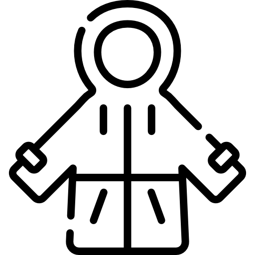 impermeable Kawaii Lineal icono