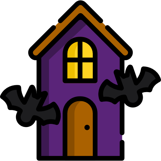 Дом с привидениями Special Lineal color иконка