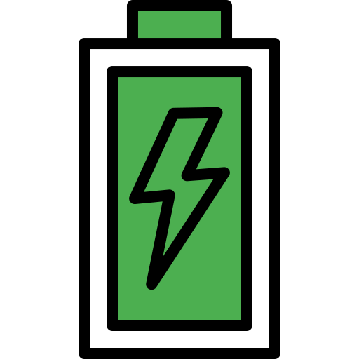bateria ecológica Generic Outline Color Ícone