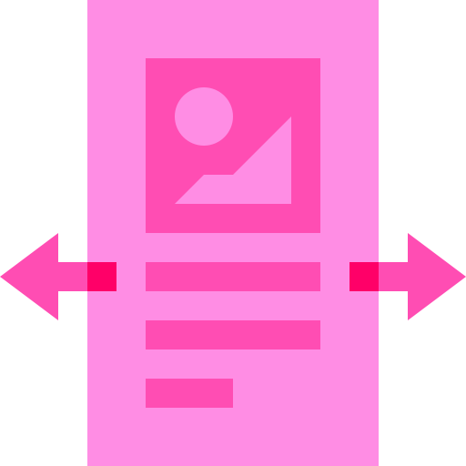 Slide Basic Sheer Flat icon