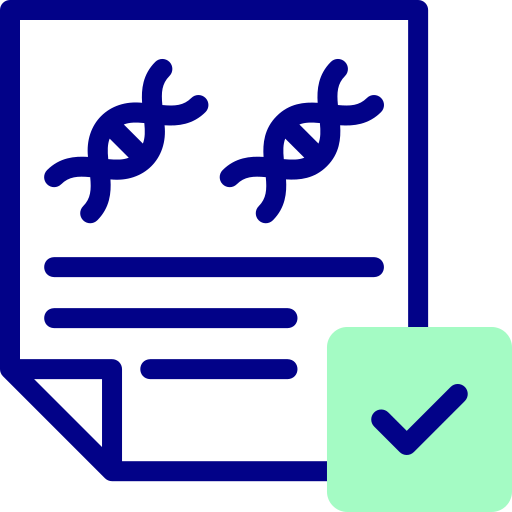 dna 검사 Detailed Mixed Lineal color icon