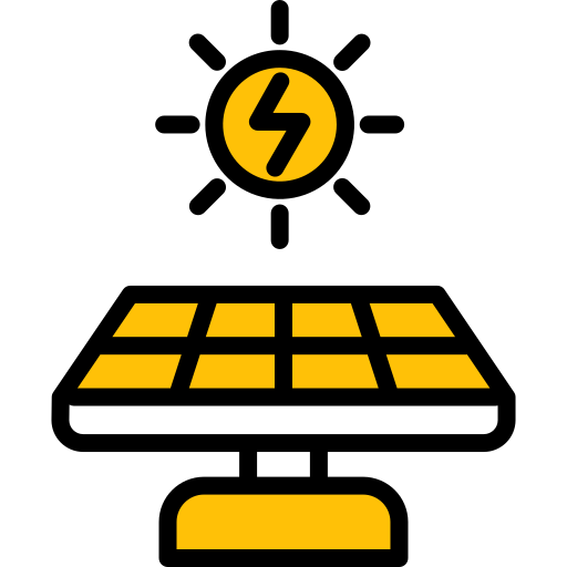 energia słoneczna Generic Outline Color ikona