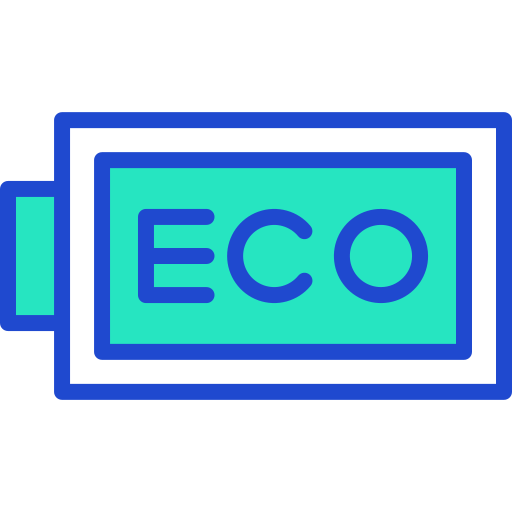 ekologiczna bateria Generic Blue ikona