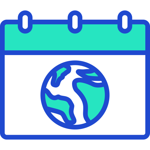 Earth day Generic Blue icon