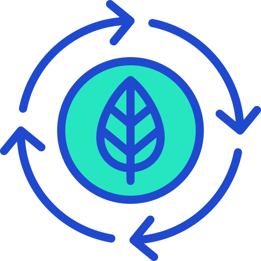 Leaf Generic Blue icon