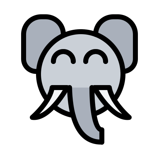 elefante Generic Outline Color icono