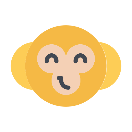 małpa Generic Flat ikona