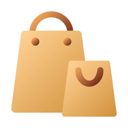 torby na zakupy Generic Flat Gradient ikona