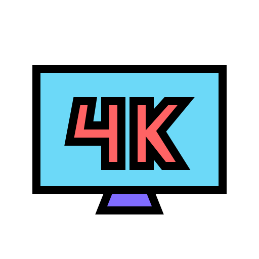 4k Generic Outline Color icon