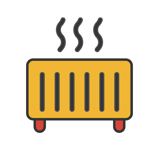 Heating Generic Outline Color icon