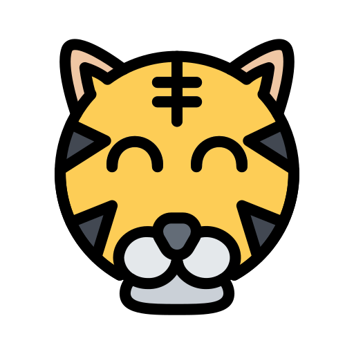 Тигр Generic Outline Color иконка