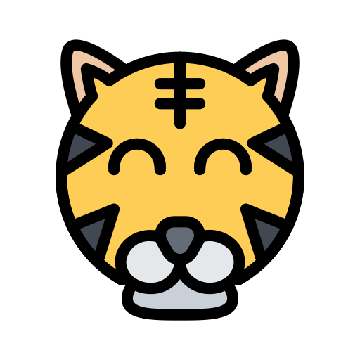 tigre Generic Outline Color icona