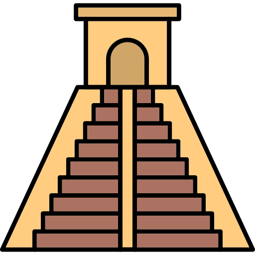 피라미드 Generic Thin Outline Color icon