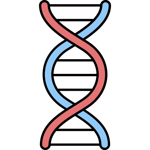 ДНК Generic Thin Outline Color иконка