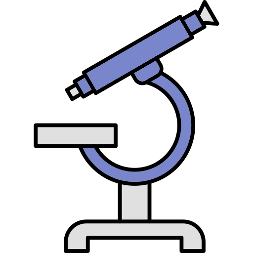 顕微鏡 Generic Thin Outline Color icon