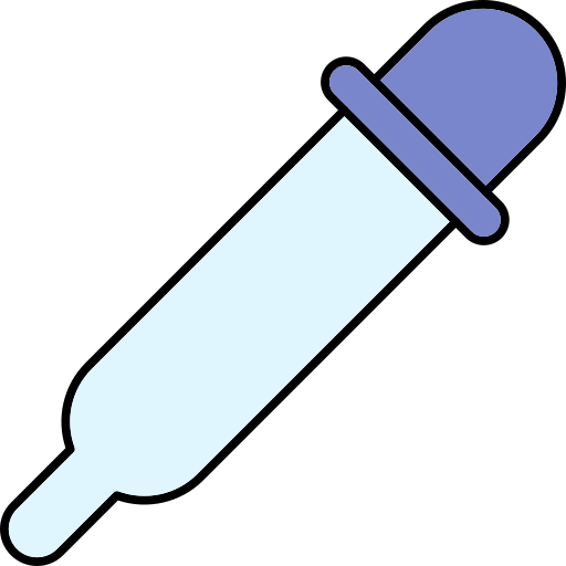 Dropper Generic Thin Outline Color icon