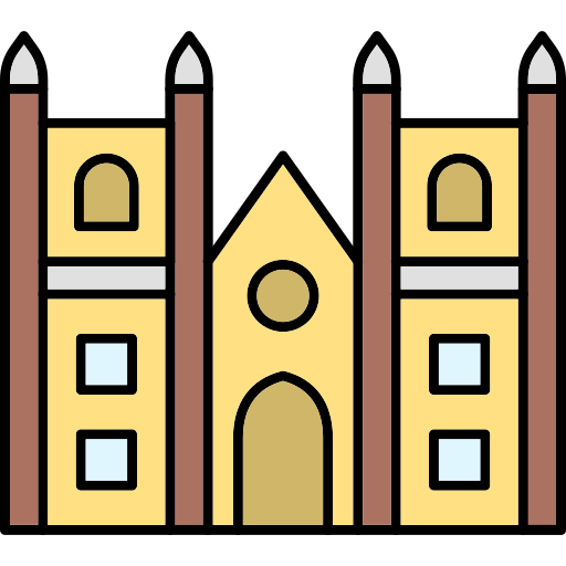 westminster Generic Thin Outline Color Ícone